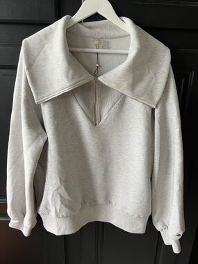 Calia Quarter Zip Sweatshirt Gray XL
